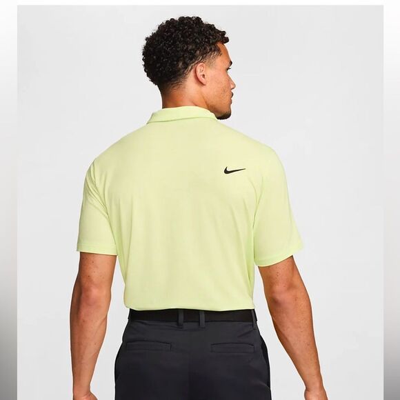 Nike Dri-FIT Tour Men's Golf Polo xlarge Light Lemon Twist/Black - Picture 3 of 11